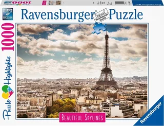 puzzel Parijs - legpuzzel - 1000 stukjes van Ravensburger, editie Meerkleurig – doos 1 van 2
