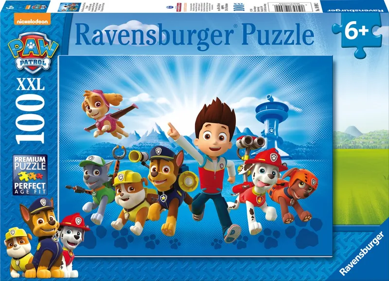 puzzel PAW Patrol: De Ploeg - Legpuzzel - 100XXL stukjes de Ravensburger, édition Multicolore – boîte