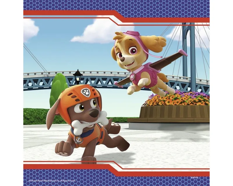 puzzel PAW Patrol: Helden met vacht - 3x49 stukjes - kinderpuzzel from Ravensburger, Multicolour edition – box 4 of 4
