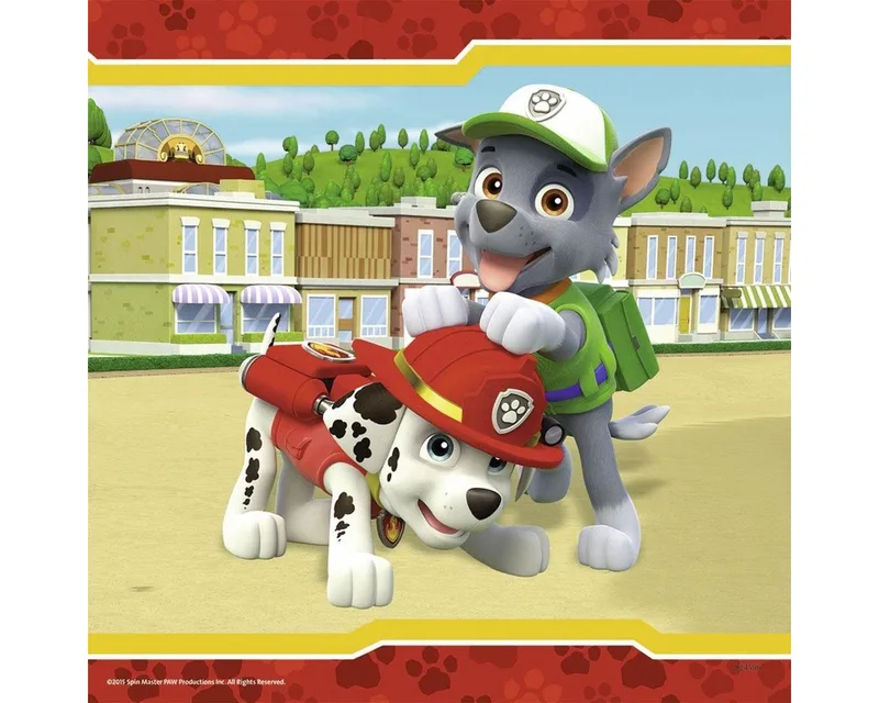 puzzel PAW Patrol: Helden met vacht - 3x49 stukjes - kinderpuzzel from Ravensburger, Multicolour edition – box 3 of 4