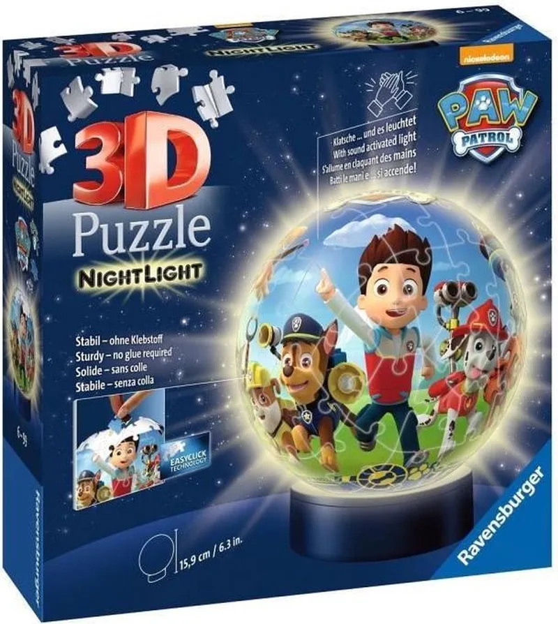 puzzel Paw Patrol de Ravensburger, édition Multicolore – boîte