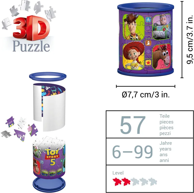 Puzzel Pennenhouder Toy Story van Ravensburger, editie Meerkleurig – doos 3 van 4