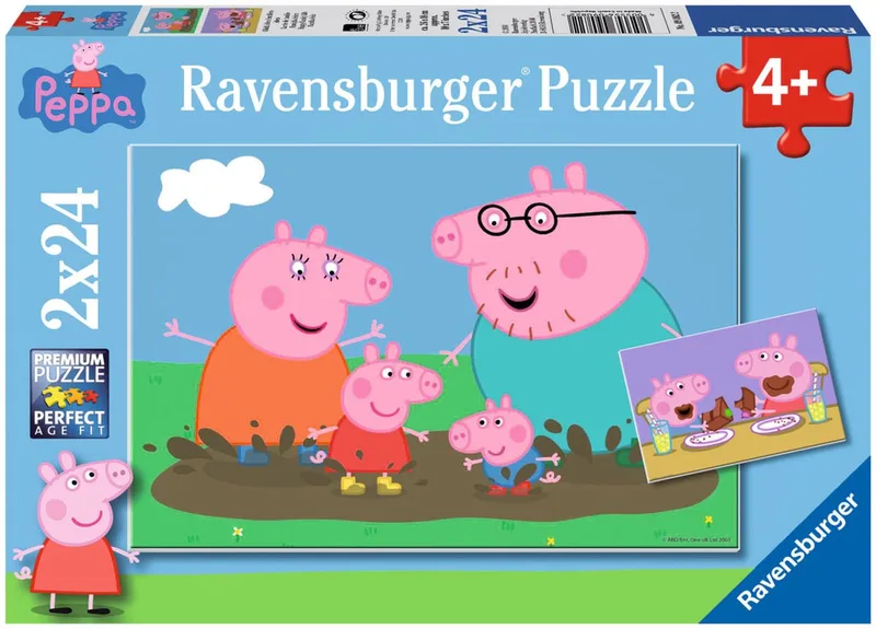 puzzel Peppa Pig - 2x24 stukjes - kinderpuzzel from Ravensburger, Multicolour edition – box