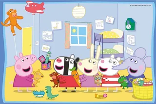 puzzel Peppa Pig - Twee puzzels - 12 stukjes - kinderpuzzel von Ravensburger, Ausgabe Mehrfarbig – Schachtel 2 von 4