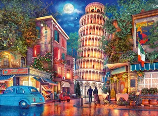 puzzel Pisa legpuzzel - 500 stukjes - landschap. from Ravensburger, Multicolour edition – box 2 of 2