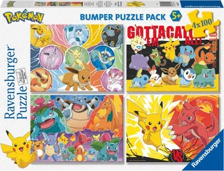 Puzzel Pokémon 4 in 1 - 100 stukjes (6036514) de Ravensburger, édition Multicolore – boîte 1 sur 5