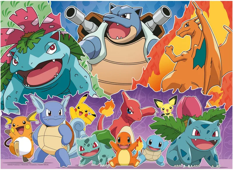 Puzzel Pokémon 4 in 1 - 100 stukjes (6036514) de Ravensburger, édition Multicolore – boîte 5 sur 5