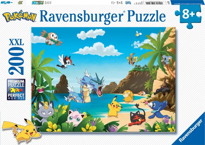 puzzel Pokemon - Legpuzzel - 200 stukjes van Ravensburger, editie Meerkleurig – doos 1 van 2