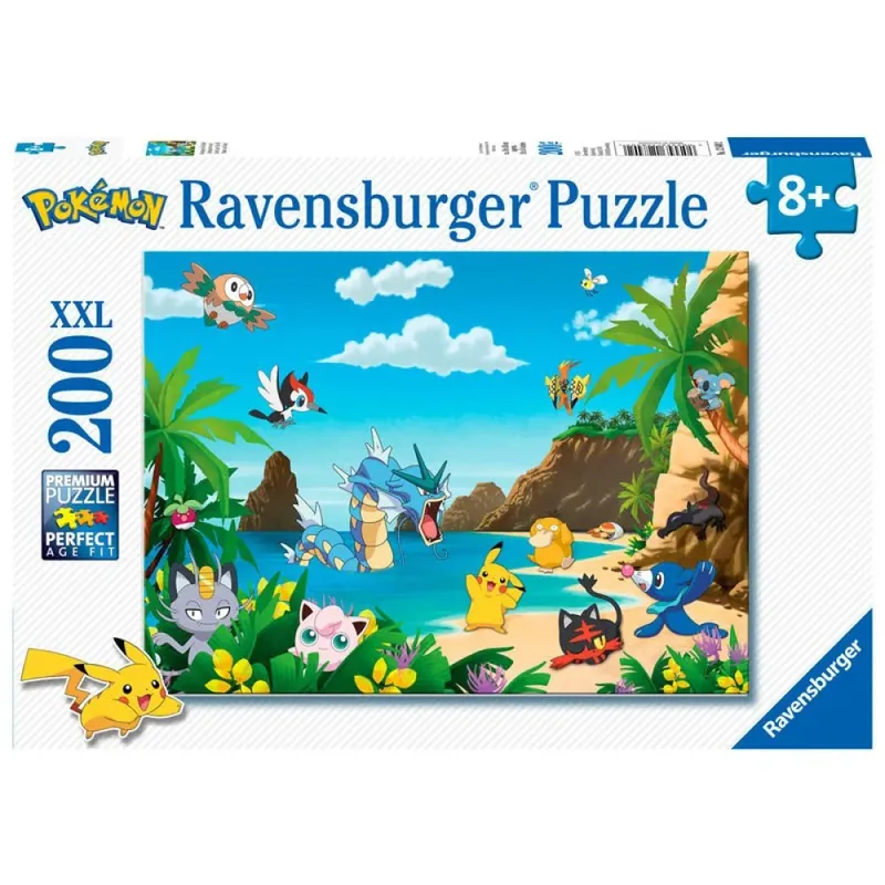 puzzel Pokemon - Legpuzzel - 200 stukjes van Ravensburger, editie Meerkleurig – doos 2 van 2