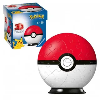 Puzzel Pokémon Rood/Wit - 54 stukjes from Ravensburger, Pokéball edition – box 2 of 3