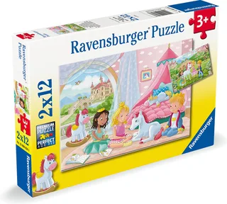 puzzel Prince & Princess - Twee puzzels - 12 stukjes - kinderpuzzel from Ravensburger, Multicolour edition – box 1 of 4