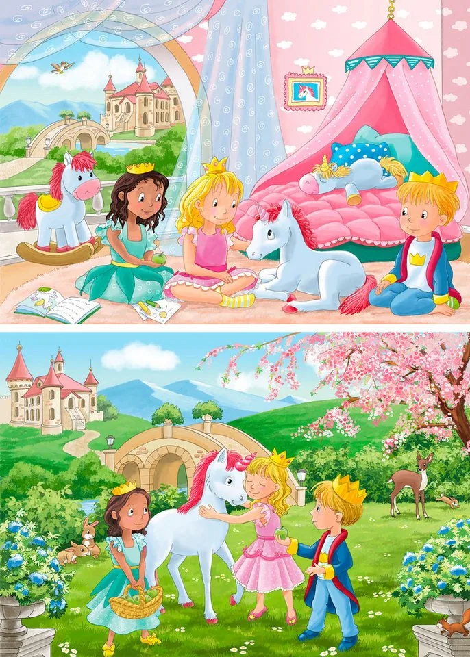 puzzel Prince & Princess - Twee puzzels - 12 stukjes - kinderpuzzel from Ravensburger, Multicolour edition – box 4 of 4