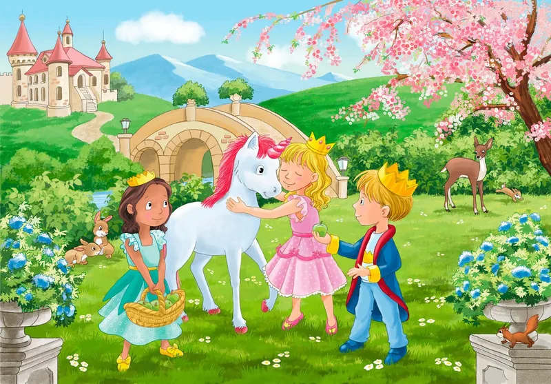puzzel Prince & Princess - Twee puzzels - 12 stukjes - kinderpuzzel from Ravensburger, Multicolour edition – box 3 of 4