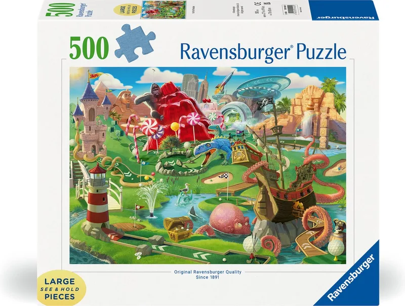 puzzel Putt Putt Paradise - Legpuzzel - 500 Large Format stukjes from Ravensburger, Multicolour edition – box