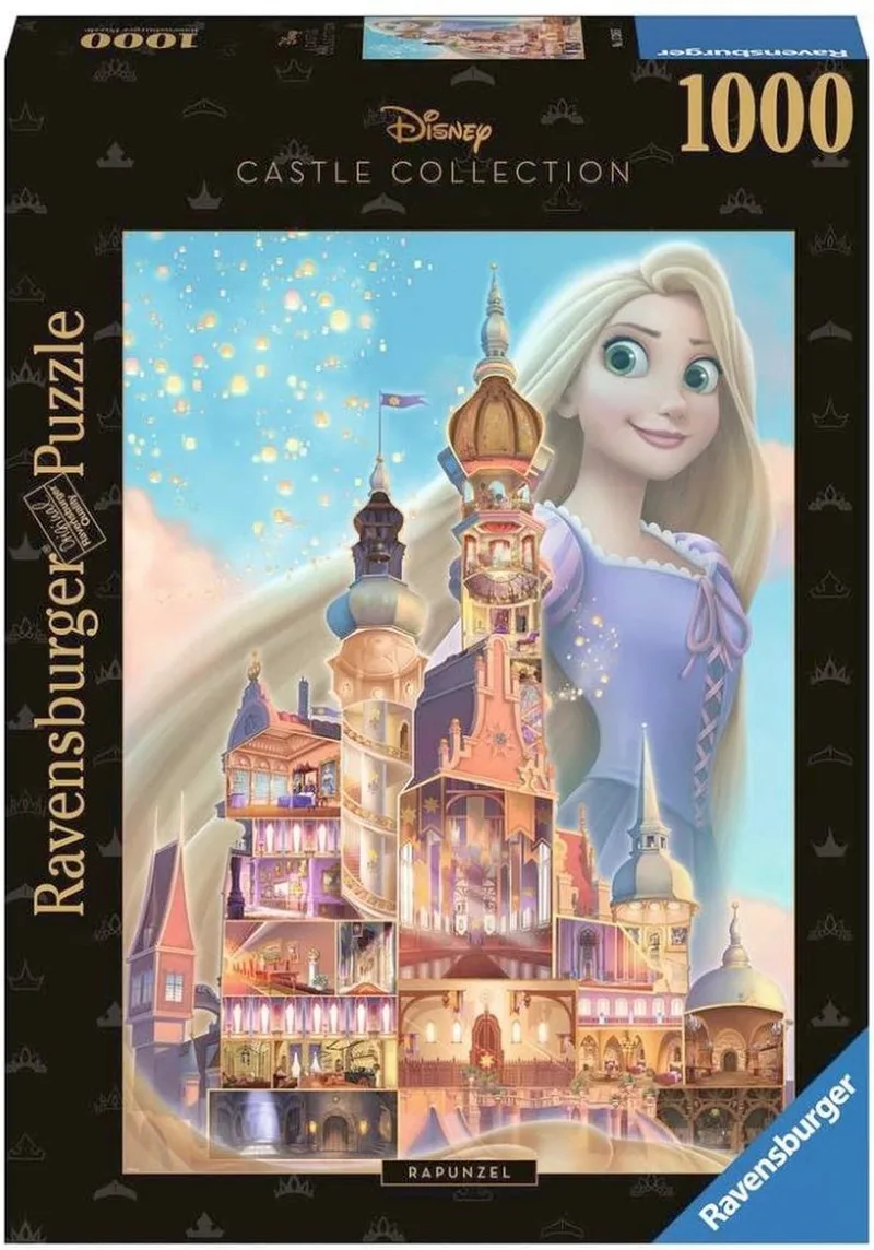 puzzel Rapunzel - Disney Kasteel 5 - 1000 stukjes de Ravensburger, édition Multicolore – boîte