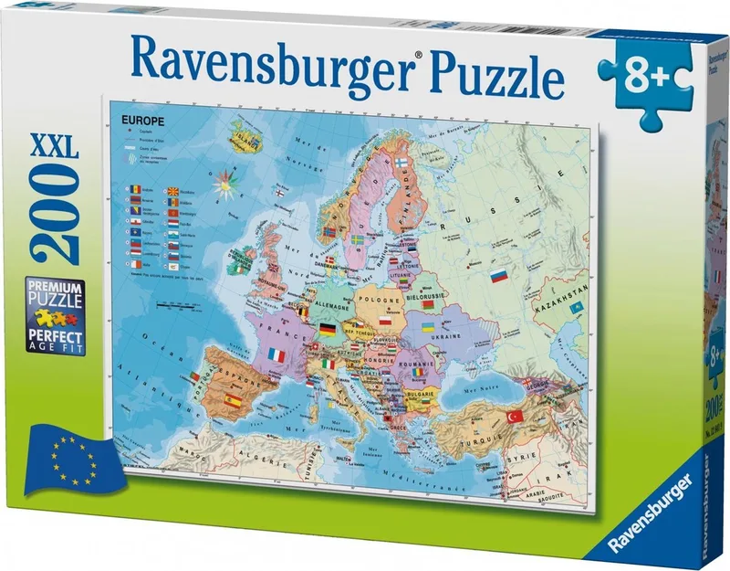 Puzzel Ravensburger Carte d'Europe from Ravensburger – box