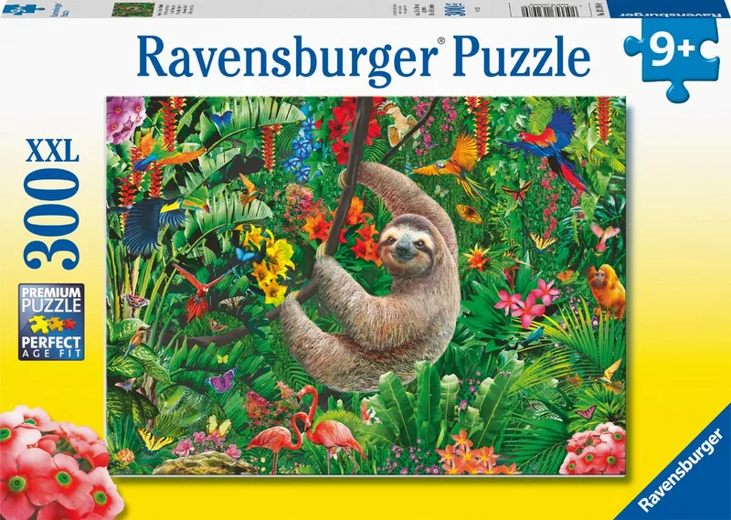 puzzel Schattige luiaard - Legpuzzel - 300 stukjes de Ravensburger, édition Multicolore – boîte