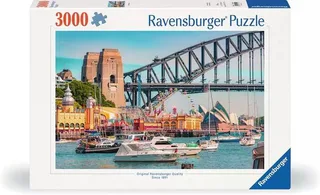 puzzel Secret Sydney 3000 stukjes volwassenen landschap. van Ravensburger, editie Meerkleurig – doos 1 van 4