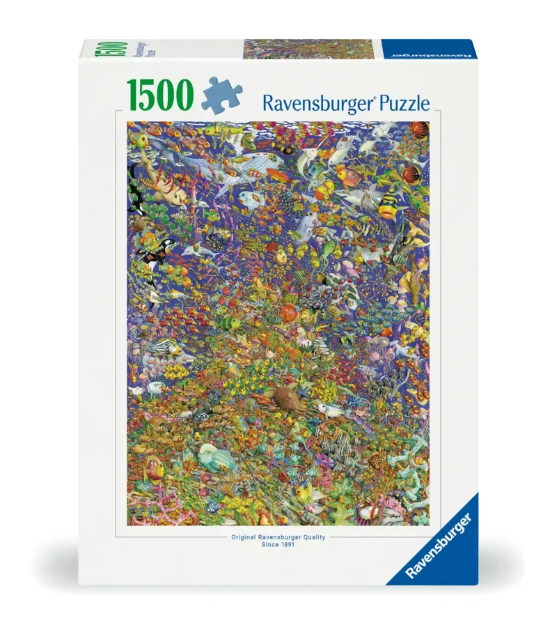 le leader européen du puzzle Puzzle Shoal - 1500 pièces de Ravensburger, édition Multicolore – boîte 2 sur 2