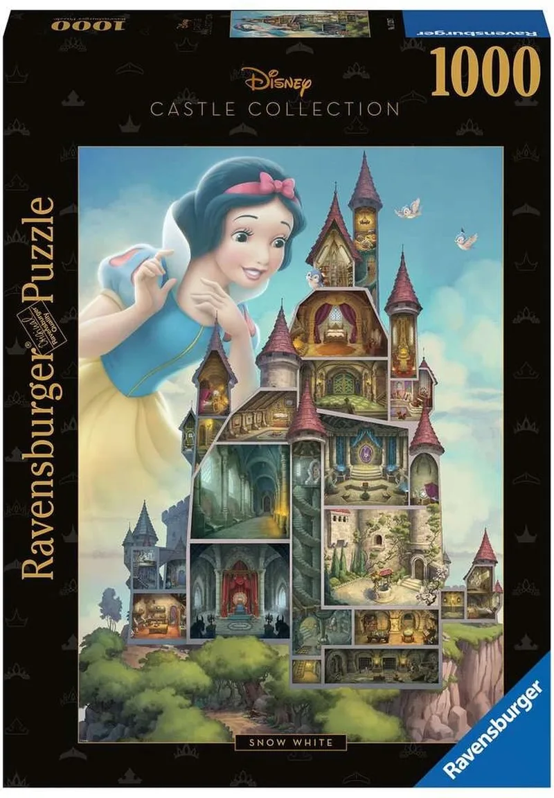 puzzel Sneeuwwitje - Disney Kasteel 1 - 1000 stukjes from Ravensburger, Multicolour edition – box