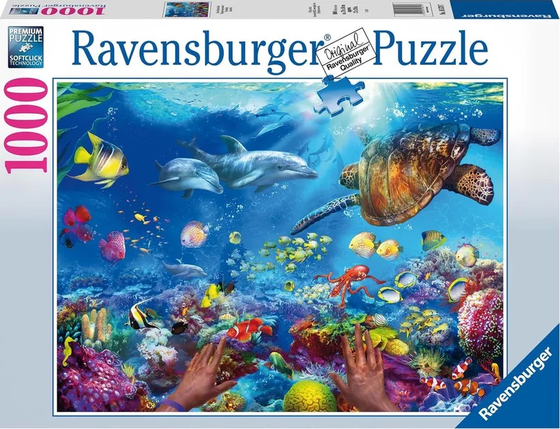 puzzel Snorkelen - Legpuzzel - 1000 stukjes van Ravensburger, editie Meerkleurig – doos