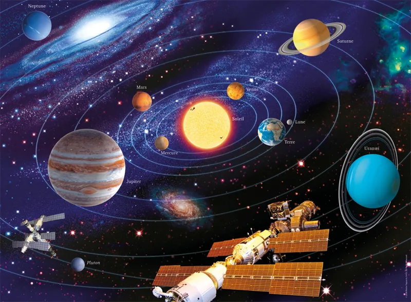 puzzel Solar System - 500 stukjes educatief speelgoed. van Ravensburger, editie Meerkleurig – doos