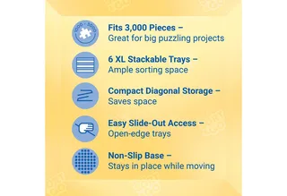 puzzel sorteerset premium - puzzel organizer - 6-delig. von Ravensburger, Ausgabe Mehrfarbig – Schachtel 5 von 5