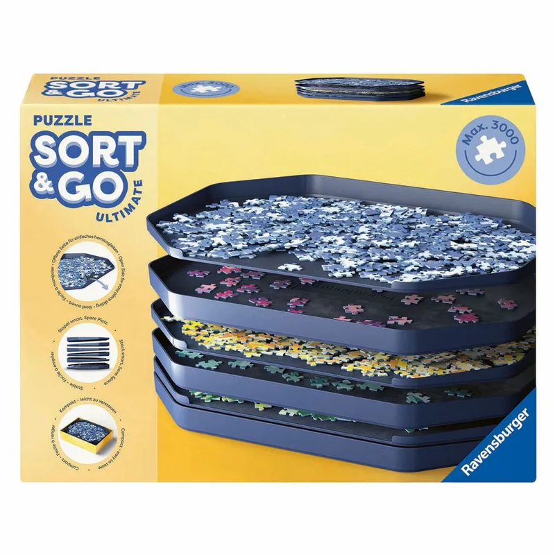 puzzel sorteerset premium - puzzel organizer - 6-delig. fra Ravensburger, Flerfarvet-udgave – æske