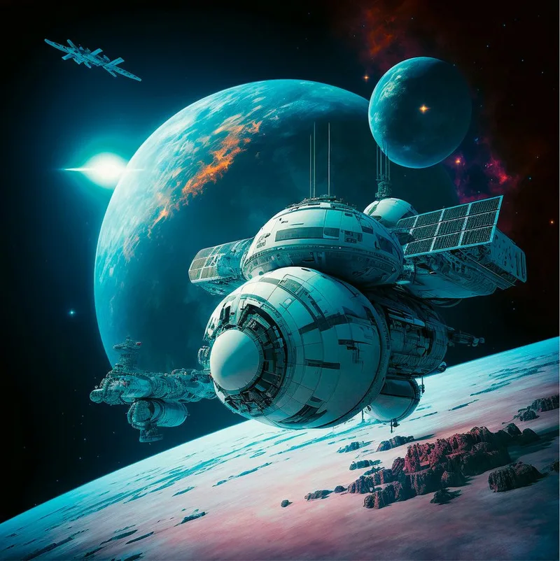 puzzel Space - Drie puzzels - 49 stukjes - kinderpuzzel van Ravensburger, editie Meerkleurig – doos 4 van 5