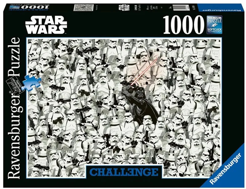 puzzel Star Wars Challenge - 1000 stukjes legpuzzel. van Ravensburger, editie Meerkleurig – doos
