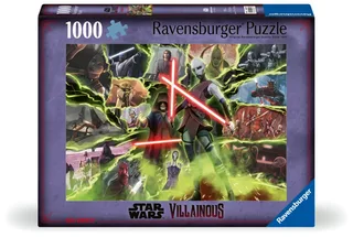 puzzel Star Wars Villainous: Asajj Ventress - Legpuzzel - 1000 stukjes fra Ravensburger, Flerfarvet-udgave – æske 2 af 2