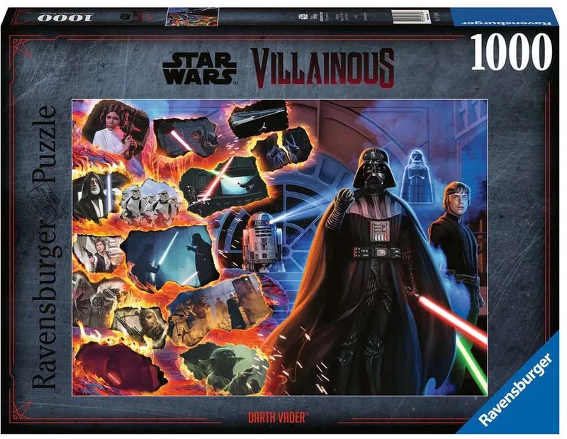 puzzel Star Wars Villainous: Darth Vader - Legpuzzel - 1000 stukjes van Ravensburger, editie Meerkleurig – doos