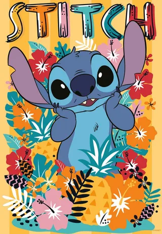 puzzel Stitch - Legpuzzel - 300 stukjes van Ravensburger, editie Meerkleurig – doos 3 van 3