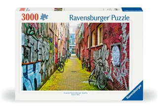 puzzel Street in Amsterdam - Legpuzzel - 3000 stukjes from Ravensburger, Multicolour edition – box 2 of 2