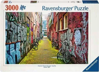 puzzel Street in Amsterdam - Legpuzzel - 3000 stukjes from Ravensburger, Multicolour edition – box 1 of 2