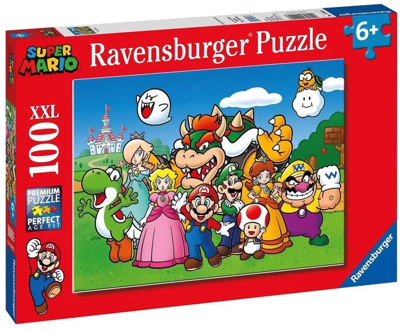 puzzel Super Mario - legpuzzel - 100 stukjes van Ravensburger, editie Meerkleurig – doos 1 van 2