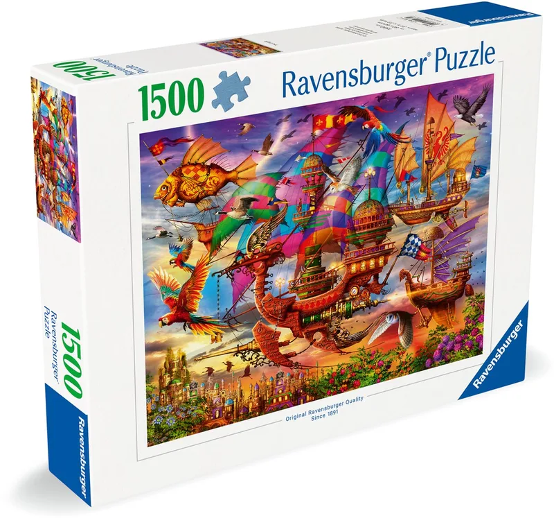puzzel The Flight - Legpuzzel - 1500 stukjes van Ravensburger, editie Meerkleurig – doos