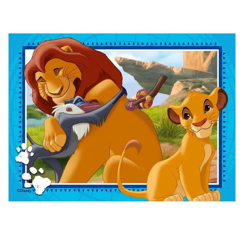 puzzel The Lion King - Legpuzzel - 12, 16, 20, 24 stukjes de Ravensburger, édition Multicolore – boîte 4 sur 5