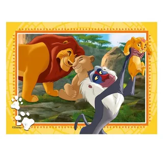 puzzel The Lion King - Legpuzzel - 12, 16, 20, 24 stukjes de Ravensburger, édition Multicolore – boîte 3 sur 5