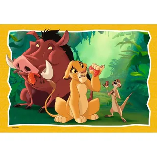 puzzel The Lion King - Twee puzzels - 24 stukjes - kinderpuzzel van Ravensburger, editie Meerkleurig – doos 2 van 4