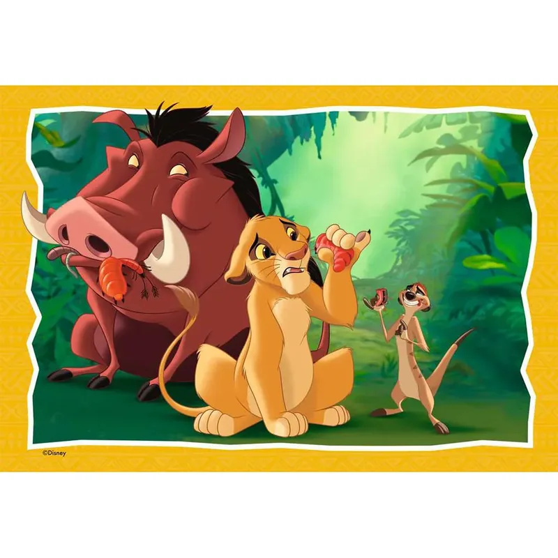 puzzel The Lion King - Twee puzzels - 24 stukjes - kinderpuzzel van Ravensburger, editie Meerkleurig – doos 2 van 4