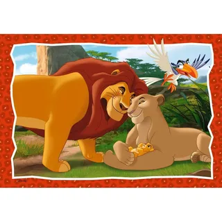 puzzel The Lion King - Twee puzzels - 24 stukjes - kinderpuzzel van Ravensburger, editie Meerkleurig – doos 4 van 4