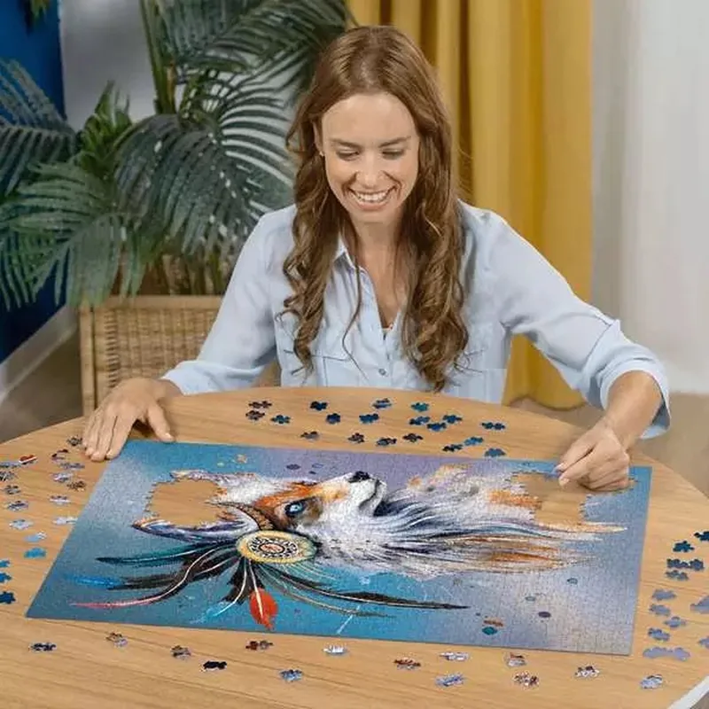 puzzel The Spirit of the Fox - 1000 stukjes legpuzzel. van Ravensburger, editie Meerkleurig – doos