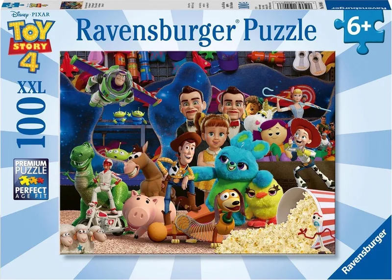 puzzel Toy Story 4 - Legpuzzel - 100 stukjes van Ravensburger, editie Meerkleurig – doos