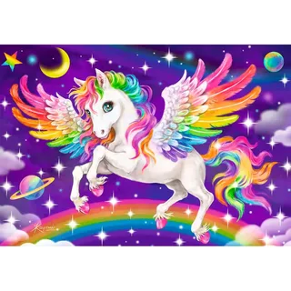 puzzel Unicorn and Pegasus - Legpuzzel - 2x24 stukjes von Ravensburger, Ausgabe Mehrfarbig – Schachtel 3 von 3