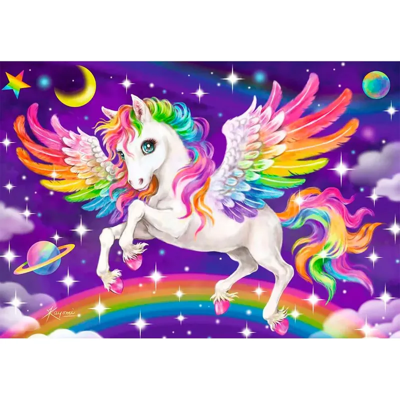puzzel Unicorn and Pegasus - Legpuzzel - 2x24 stukjes von Ravensburger, Ausgabe Mehrfarbig – Schachtel 3 von 3