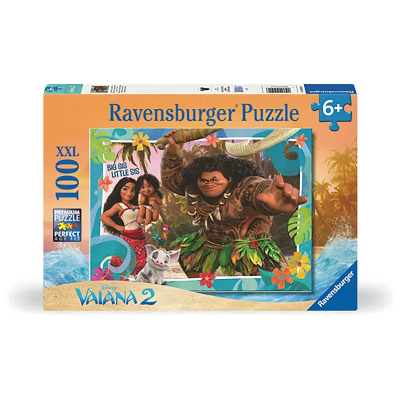 puzzel Vaiana 2 Vertrek naar nieuwe werelden - Legpuzzel - 100 XXL stukjes from Ravensburger, Multicolour edition – box 3 of 3