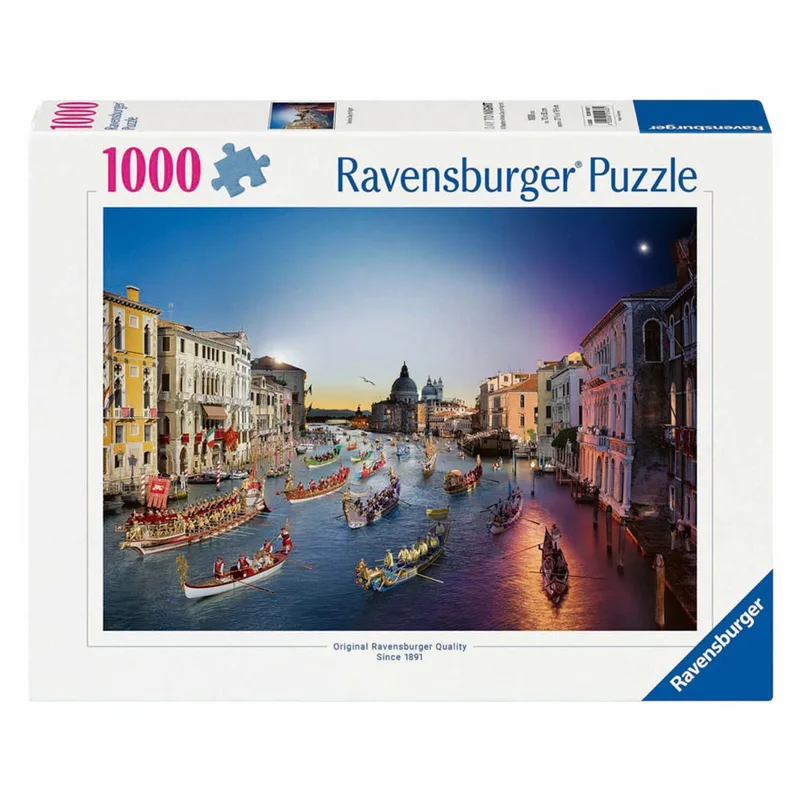 puzzel Venice Day to Night - Legpuzzel - 1000 stukjes from Ravensburger, Multicolour edition – box 1 of 2