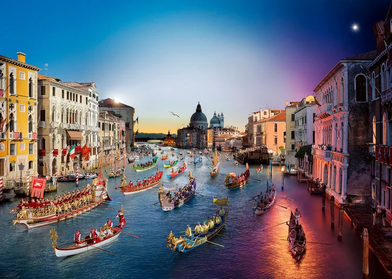 puzzel Venice Day to Night - Legpuzzel - 1000 stukjes from Ravensburger, Multicolour edition – box 2 of 2