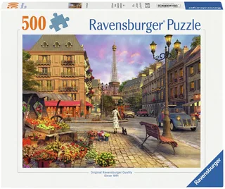 puzzel Wandeling door Parijs - Legpuzzel - 500 stukjes de Ravensburger, édition Multicolore – boîte 1 sur 2